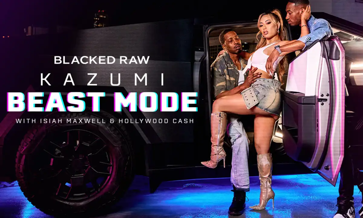 Kazumi's First Anal & DP Scene for Blacked Raw: "Beast Mode"