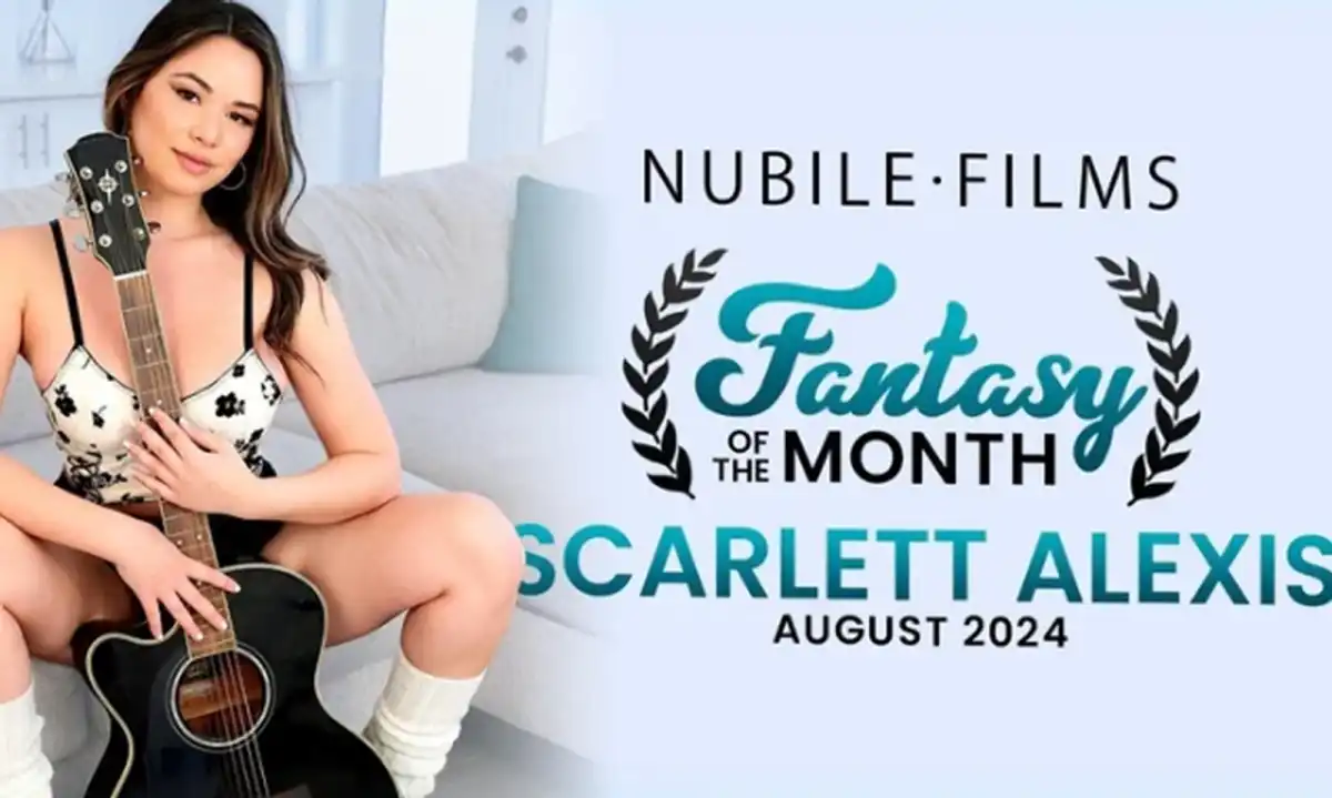 Scarlett Alexis Named Nubile Films' August 2024 Fantasy of the Month