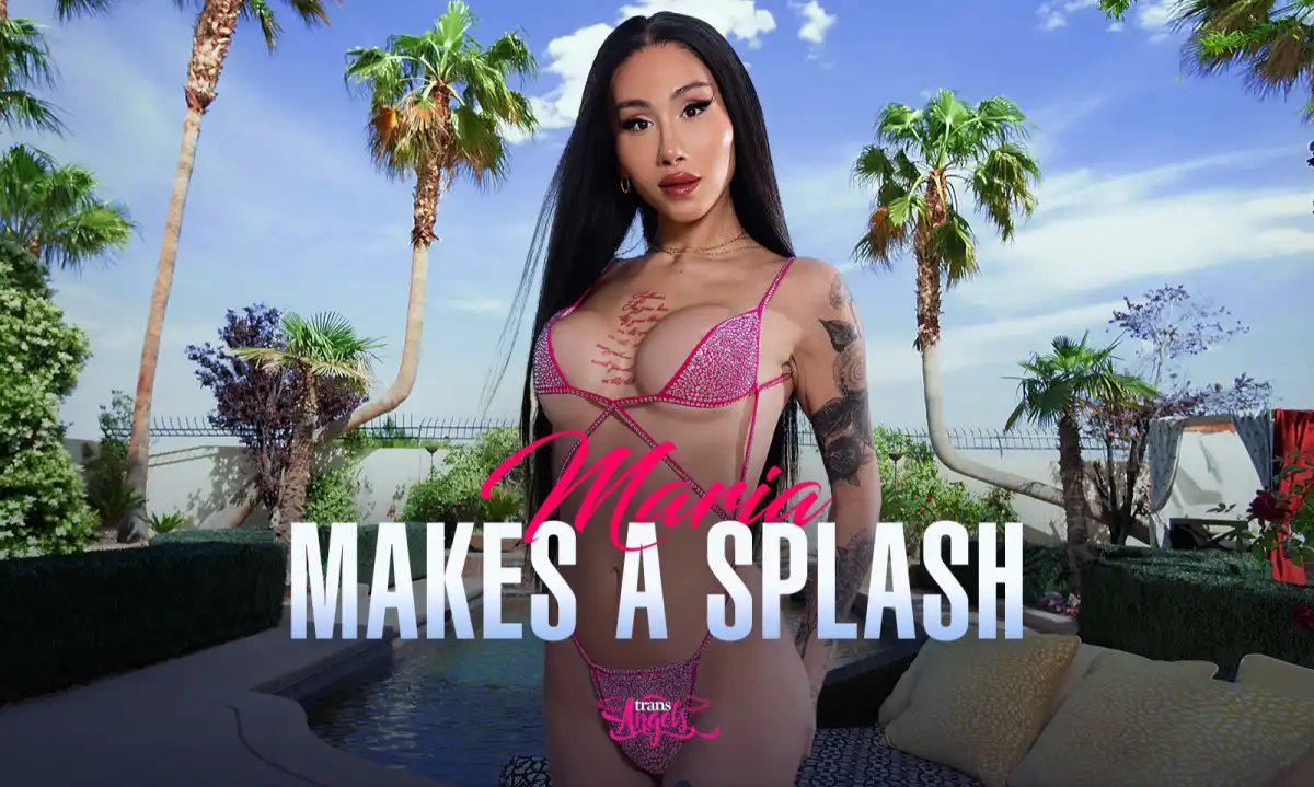 Maria Bella Debuts on TransAngels in “Maria Makes a Splash”