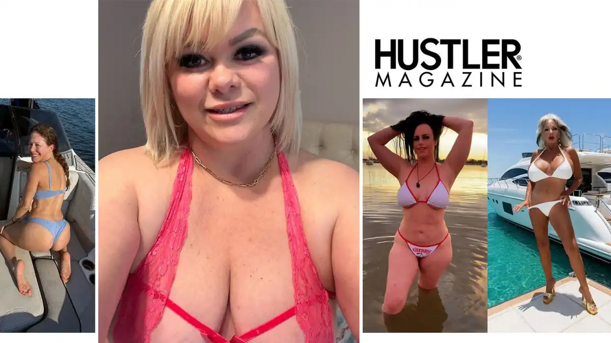 Marcy Diamond's "XXX Boat Babes" in Hustler Magazine