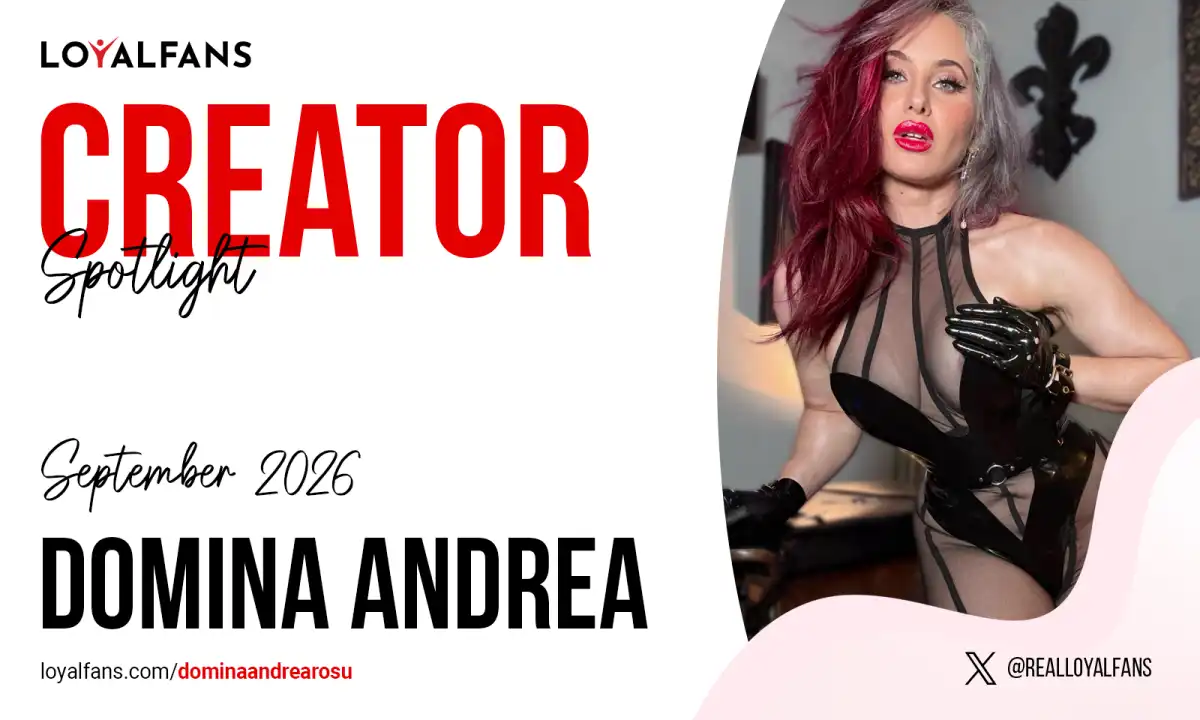 LoyalFans Names Domina Andrea Rosu Featured Creator for September 2026