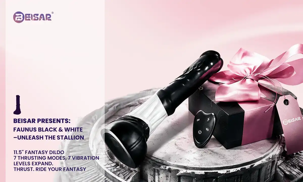 Beisar Launches New Black-White Faunus Horse Dildo