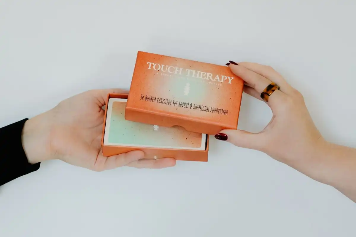 Hannah Tyer's 'Touch Therapy' Card Game Enhances Couple Intimacy