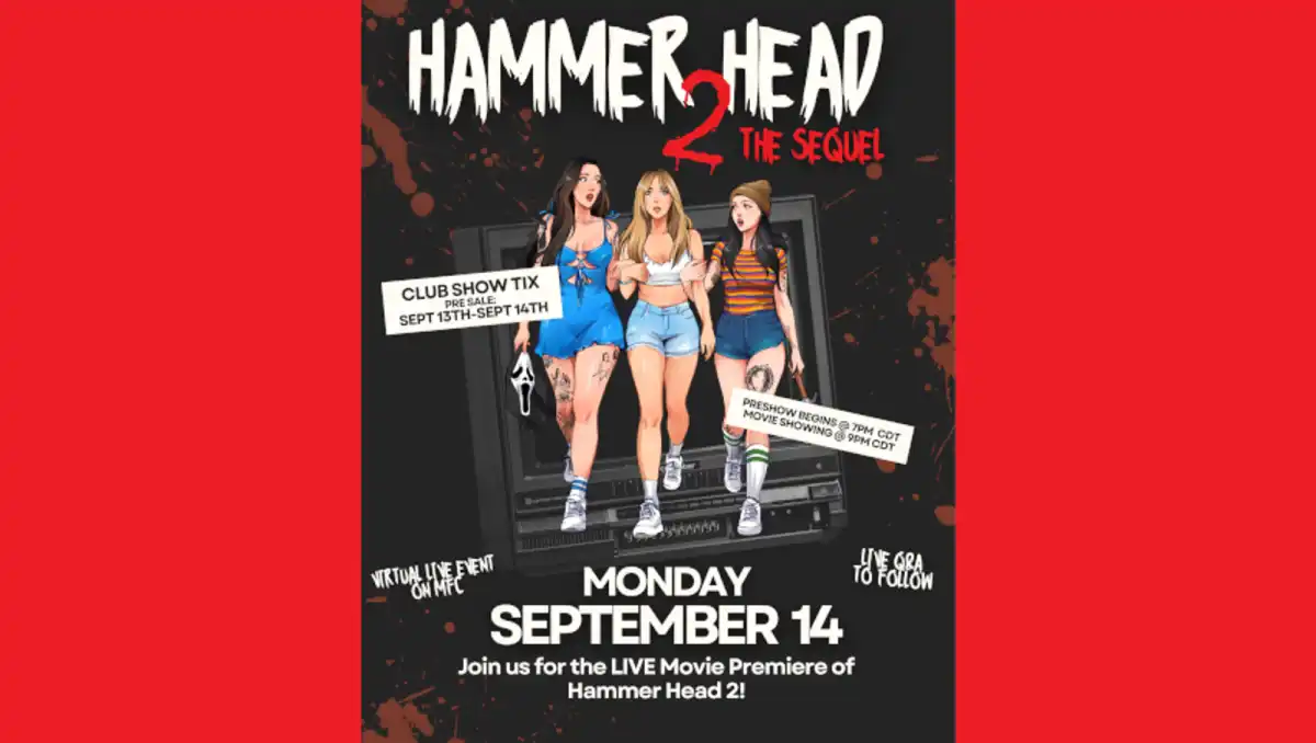 Emma Starseed Premieres "Hammer Head 2: The Sequel" on MyFreeCams