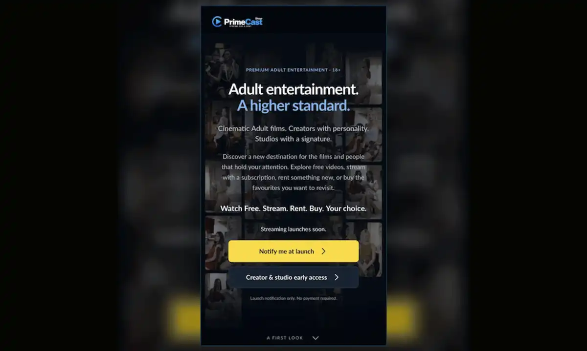 PrimeCast Opens Early Access for Adult Entertainment Platform