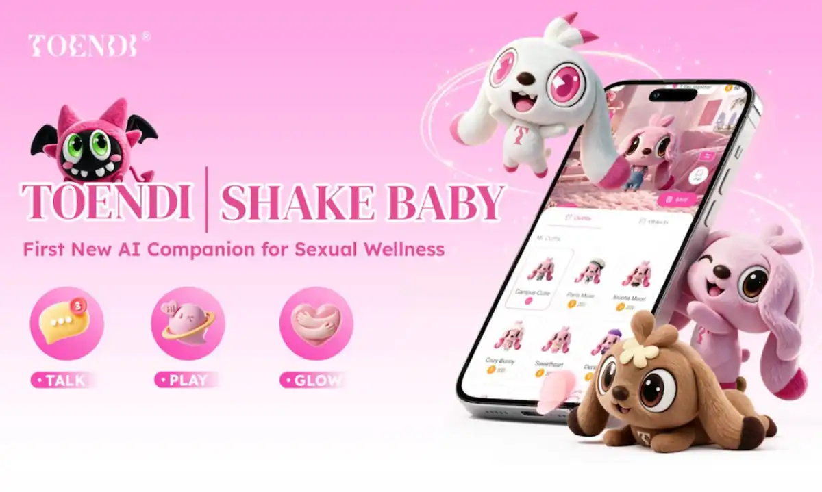 Toendi Launches ShakeBaby: An AI Companion for Sexual Wellness