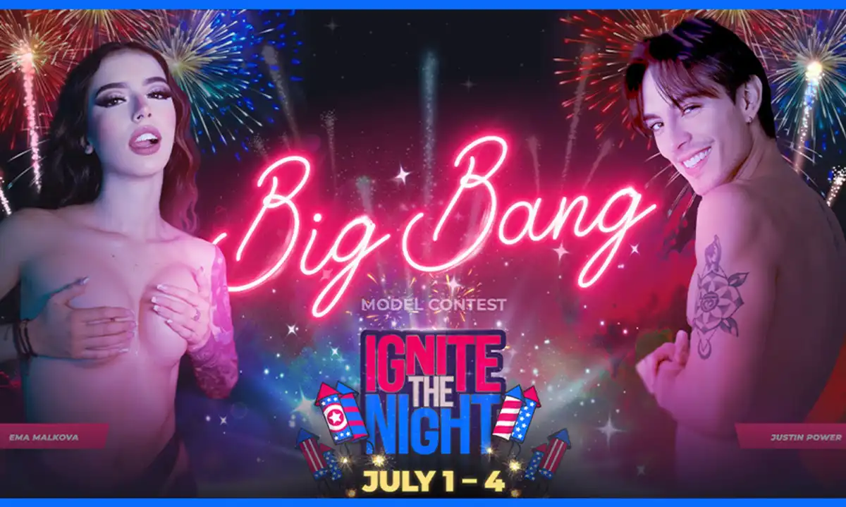 Flirt4Free Announces "Big Bang" Model Contest for Independence Day