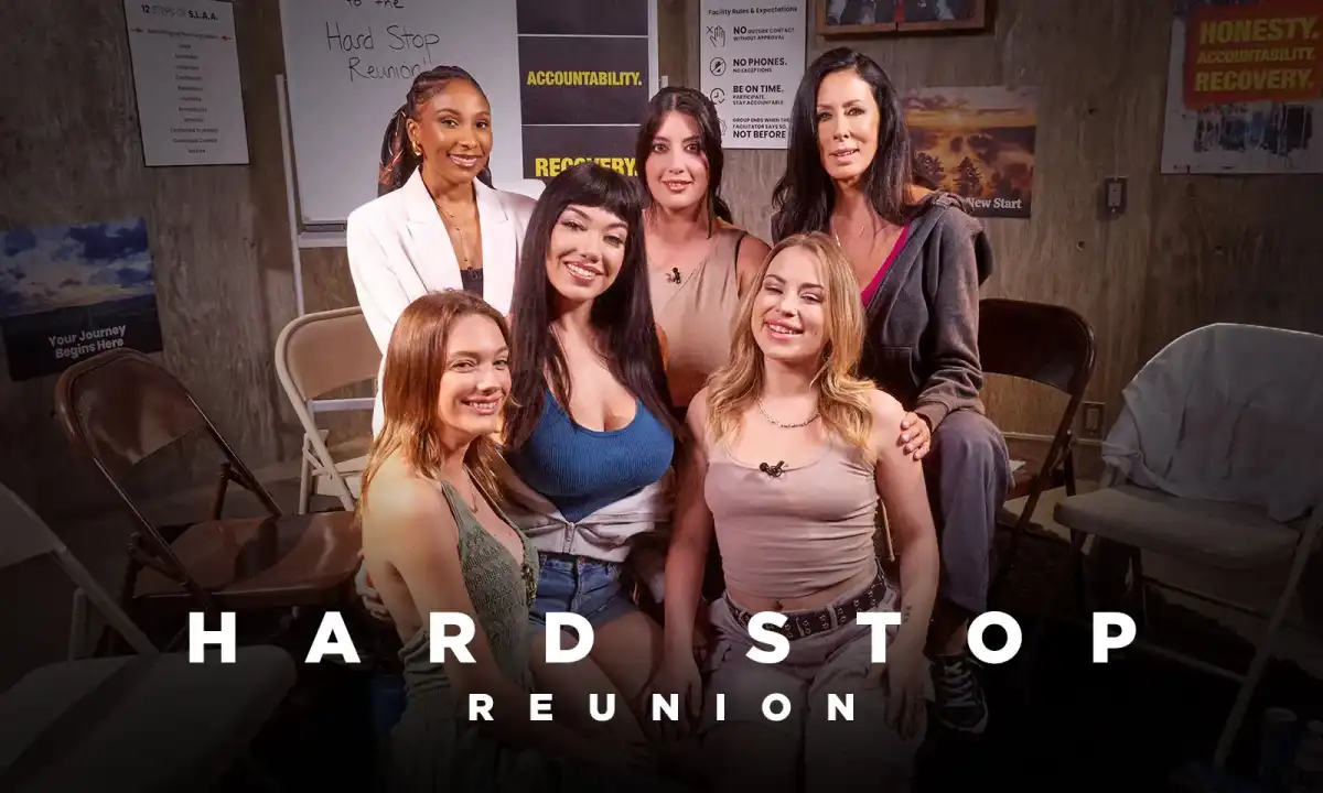 Adult Time Releases "Hard Stop Reunion Show" & Bonus Orgy Scene