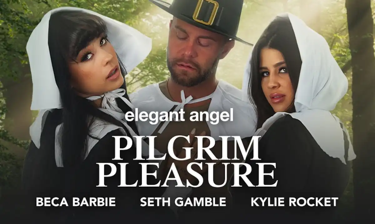Kylie Rocket &amp; Beca Barbie Play Pilgrims for Elegant Angel