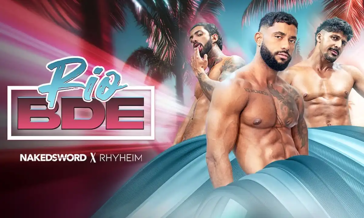 NakedSword Releases "Rio BDE" with Rhyheim Shabazz