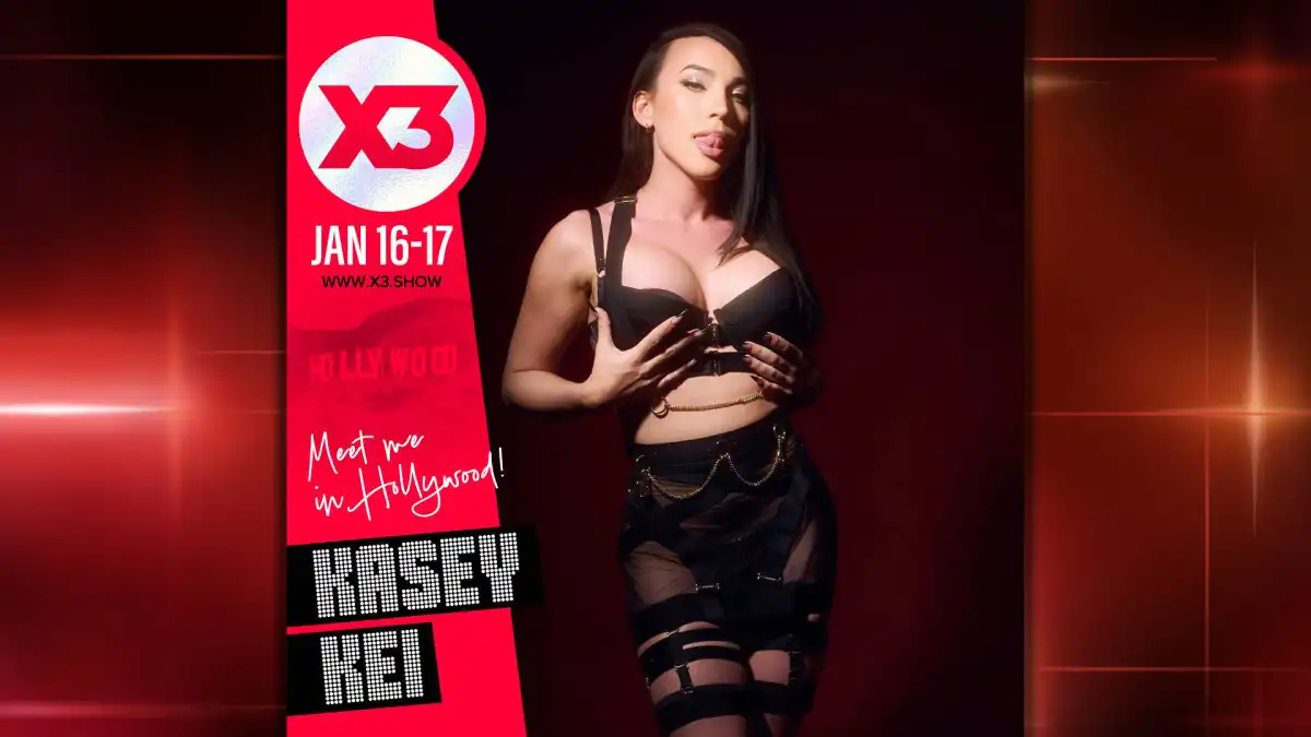 Kasey Kei to Attend X3 Expo: Greet Fans, Sign Autographs
