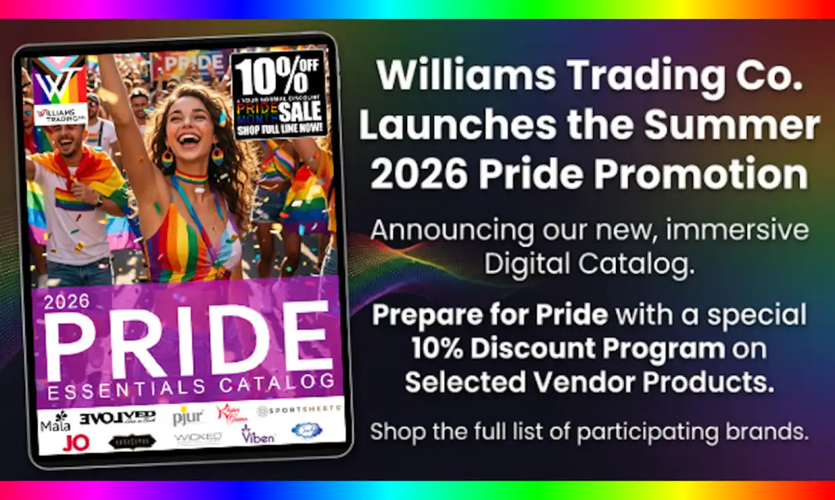 Williams Trading Co.'s 2026 Summer Pride Promotion: 10% Off Top Vendors