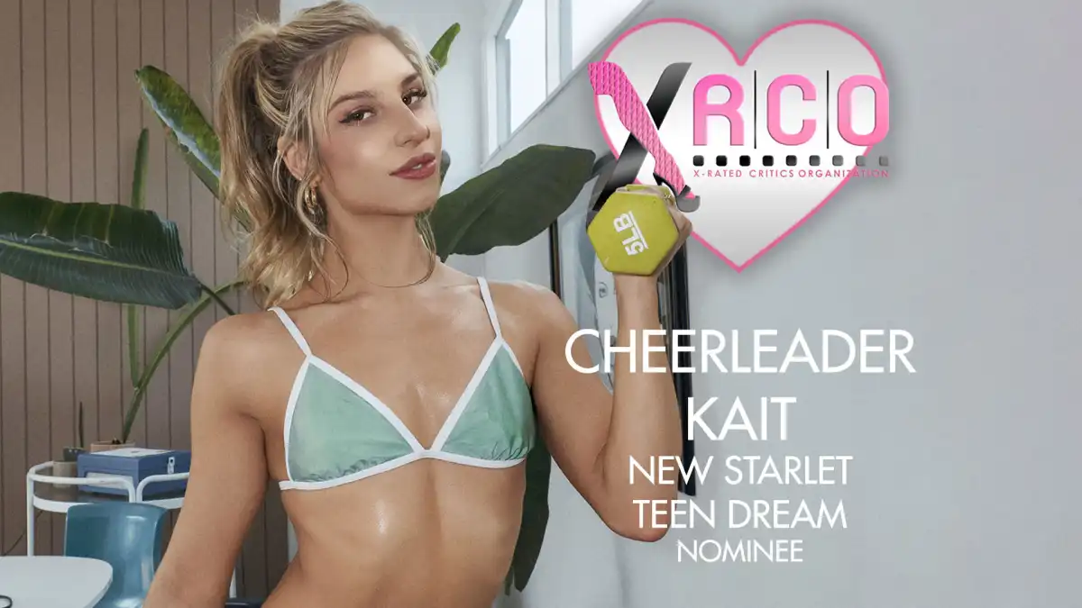 Cheerleader Kait Nominated for Two XRCO Awards as Rising Star in Adult Entertainment