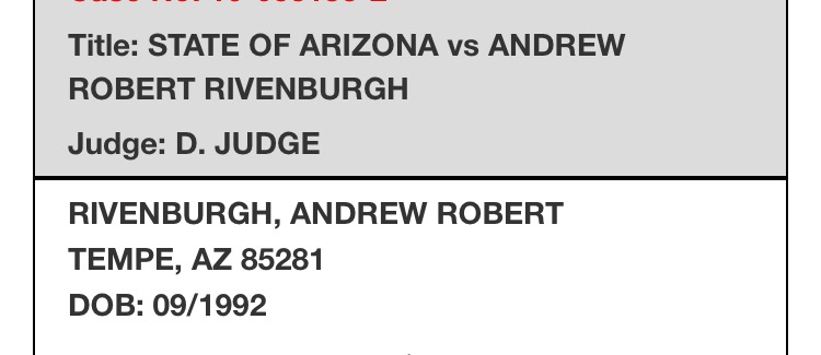 Washed up gay prostitute Andrew Rivenburgh aka Lance Alexander arrested in AZ